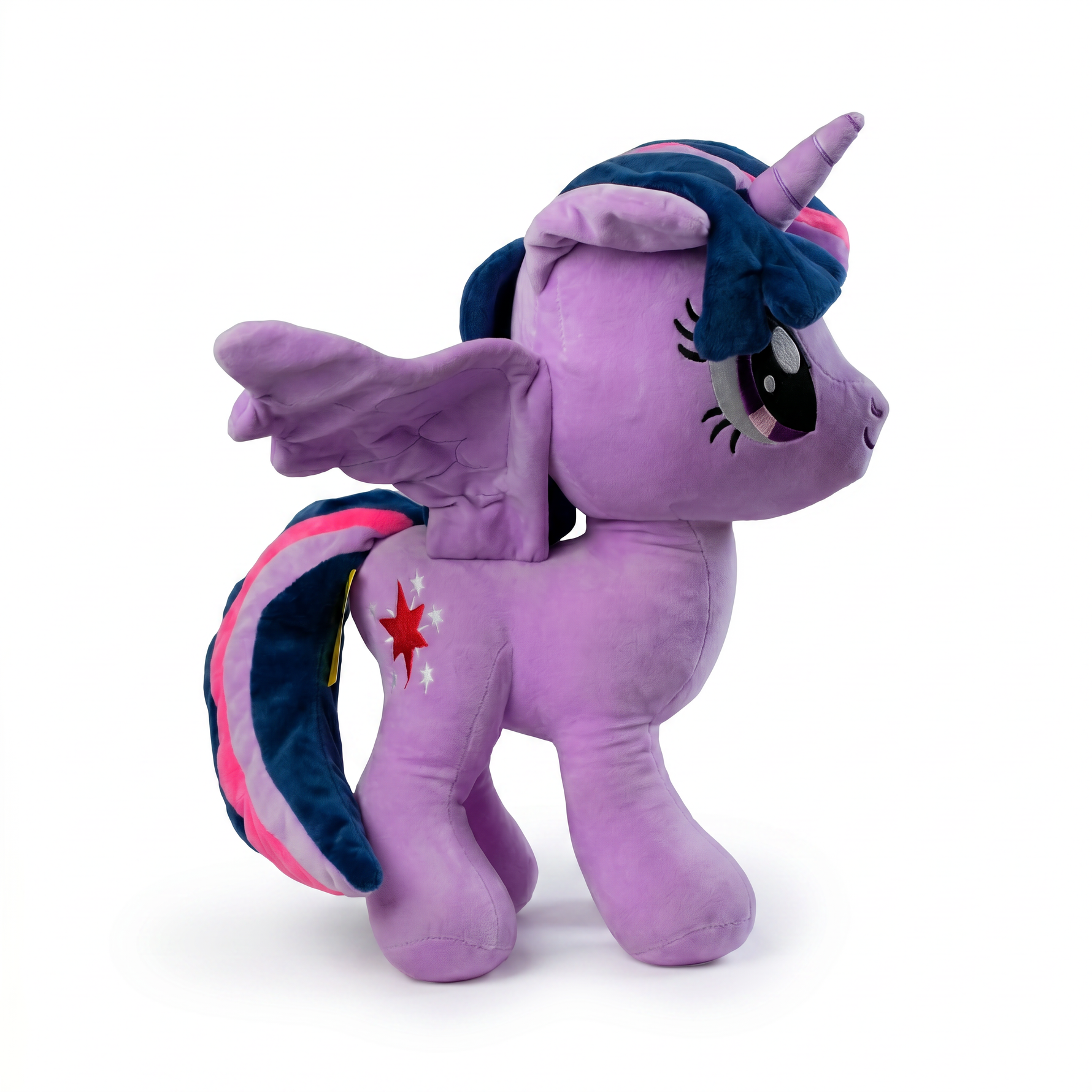 Purple Unicorn Pony Plush with Two-Tone Mane — additional view 2