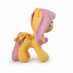Yellow Pony Plush with Long Pink Mane — Medium — additional view 2