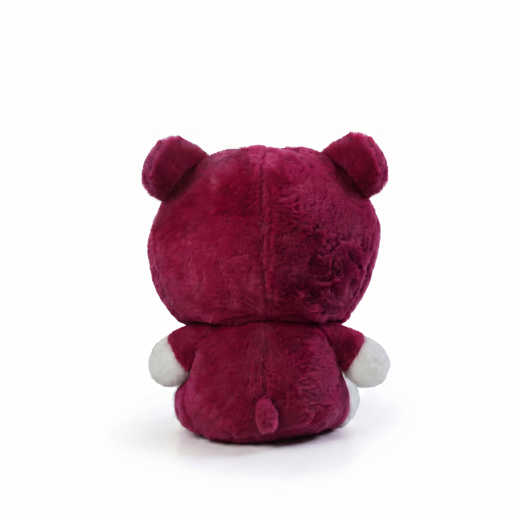 Pink Bear Plush in Blue Cat Costume — Medium — additional view 2