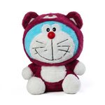 Pink Bear Plush in Blue Cat Costume — Medium — additional view 3