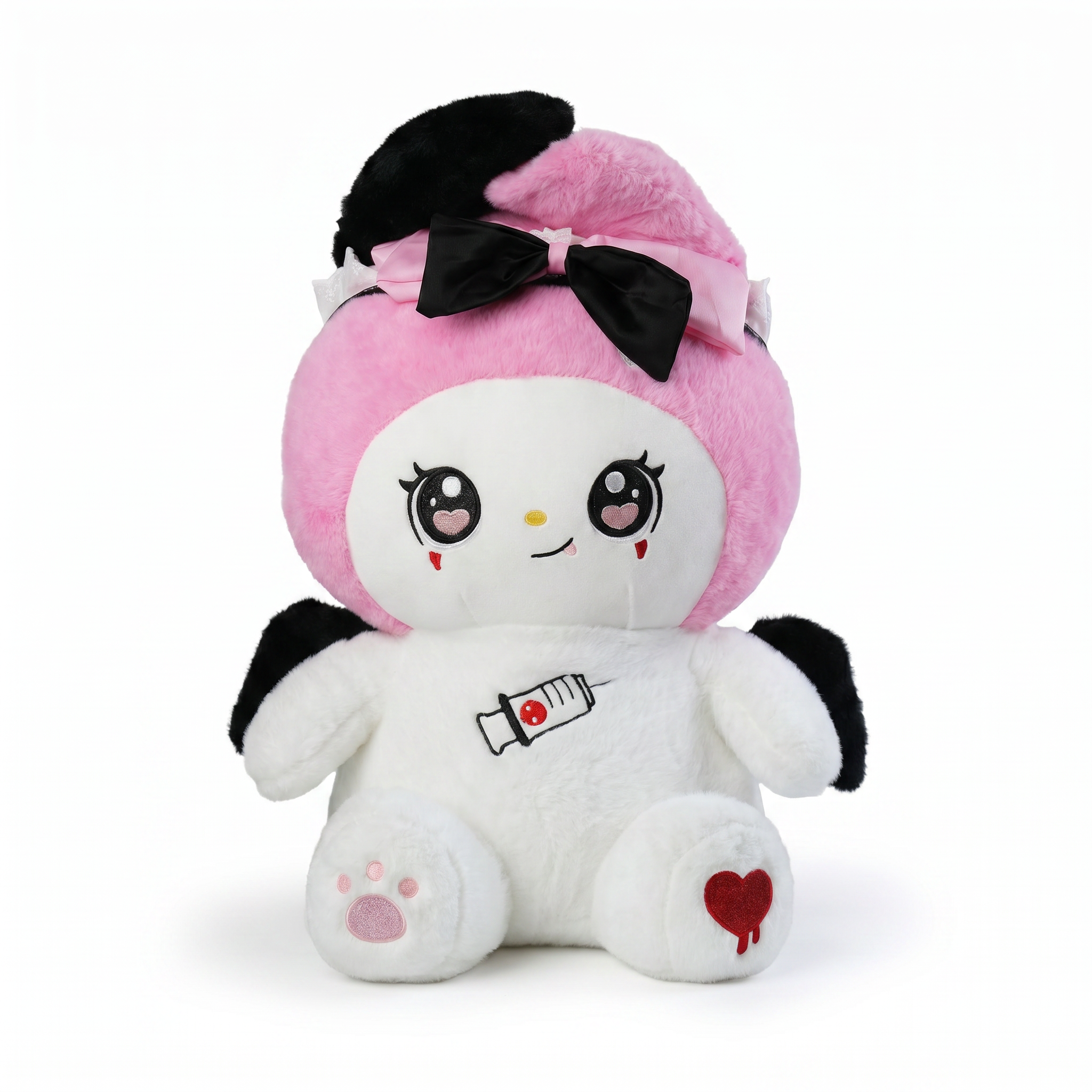 Pink Plush Character with Big Blue Eyes — Small — additional view 3