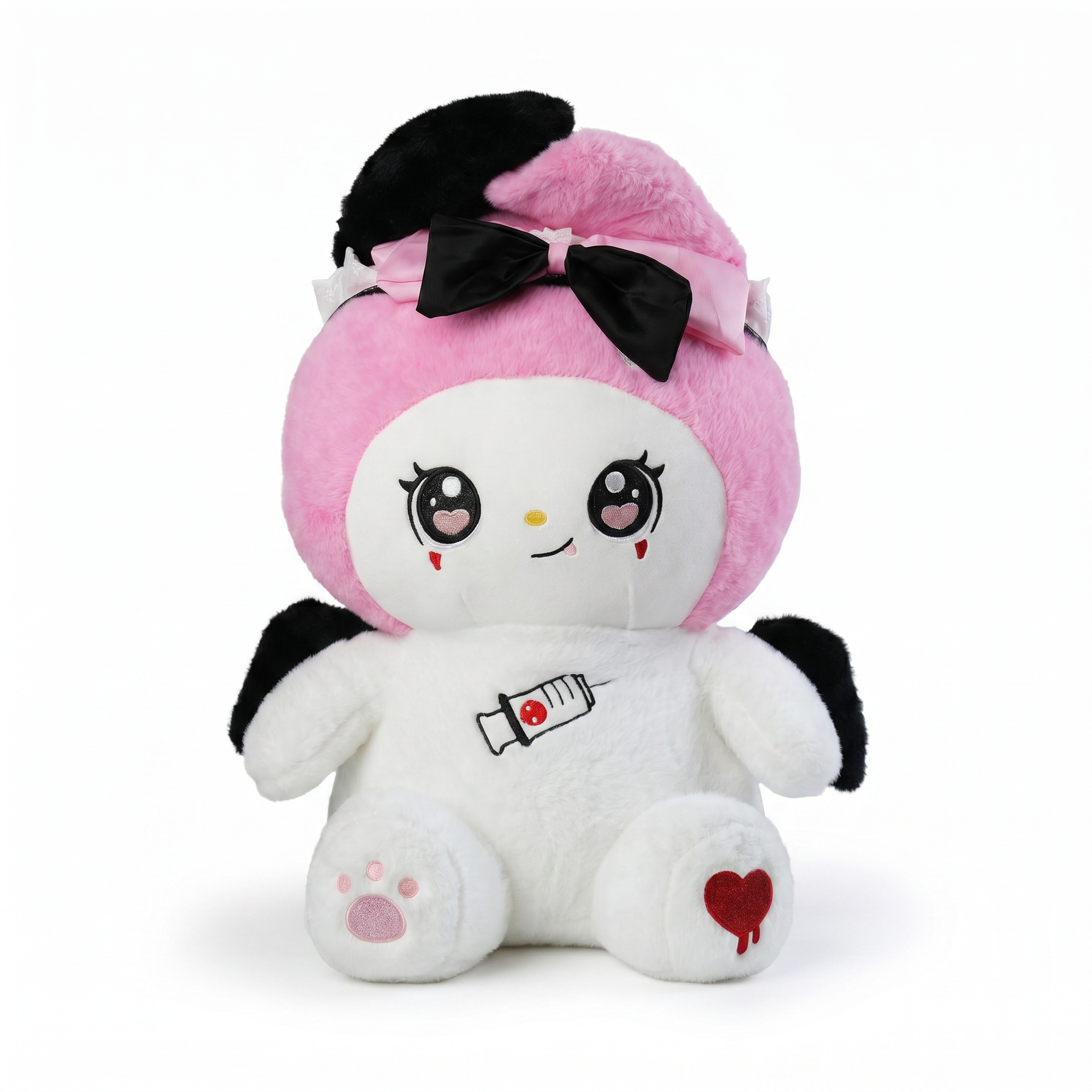 Pink Plush Character with Big Blue Eyes — Small — additional view 3