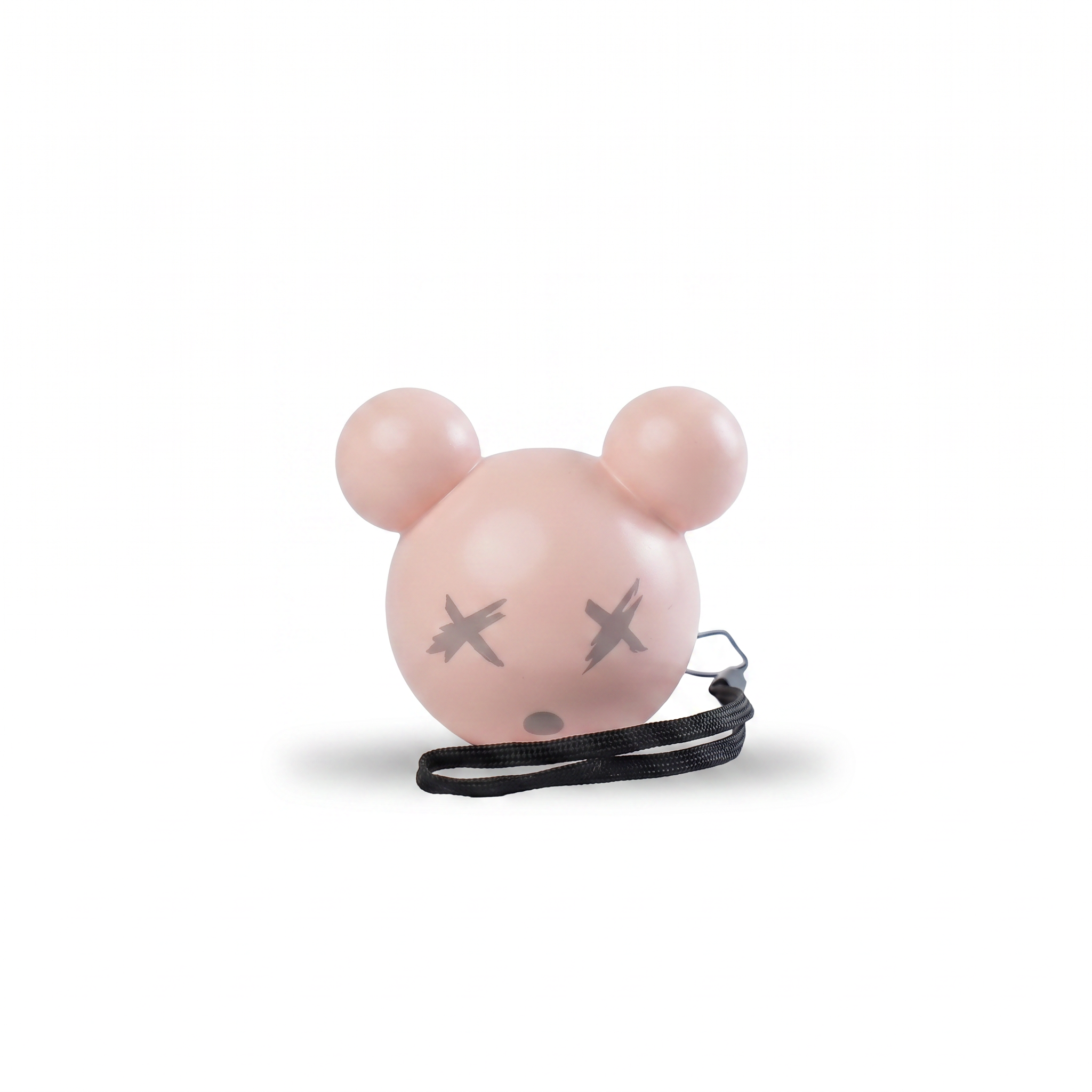 Pink cartoon-mouse-style mini bluetooth speaker