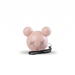 Pink cartoon-mouse-style mini bluetooth speaker