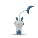 Astronaut Rabbit Alarm Clock with Moon-Shape Lamp — Blue — additional view 3