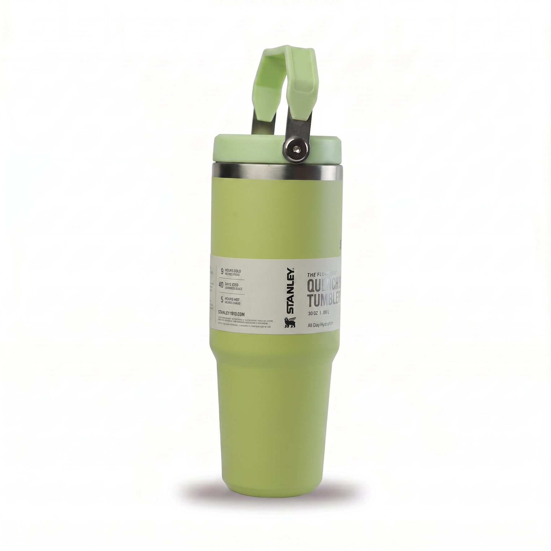 Insulated Stainless-Steel Flip-Straw Tumbler with Carry Handle — ~30oz — additional view 8