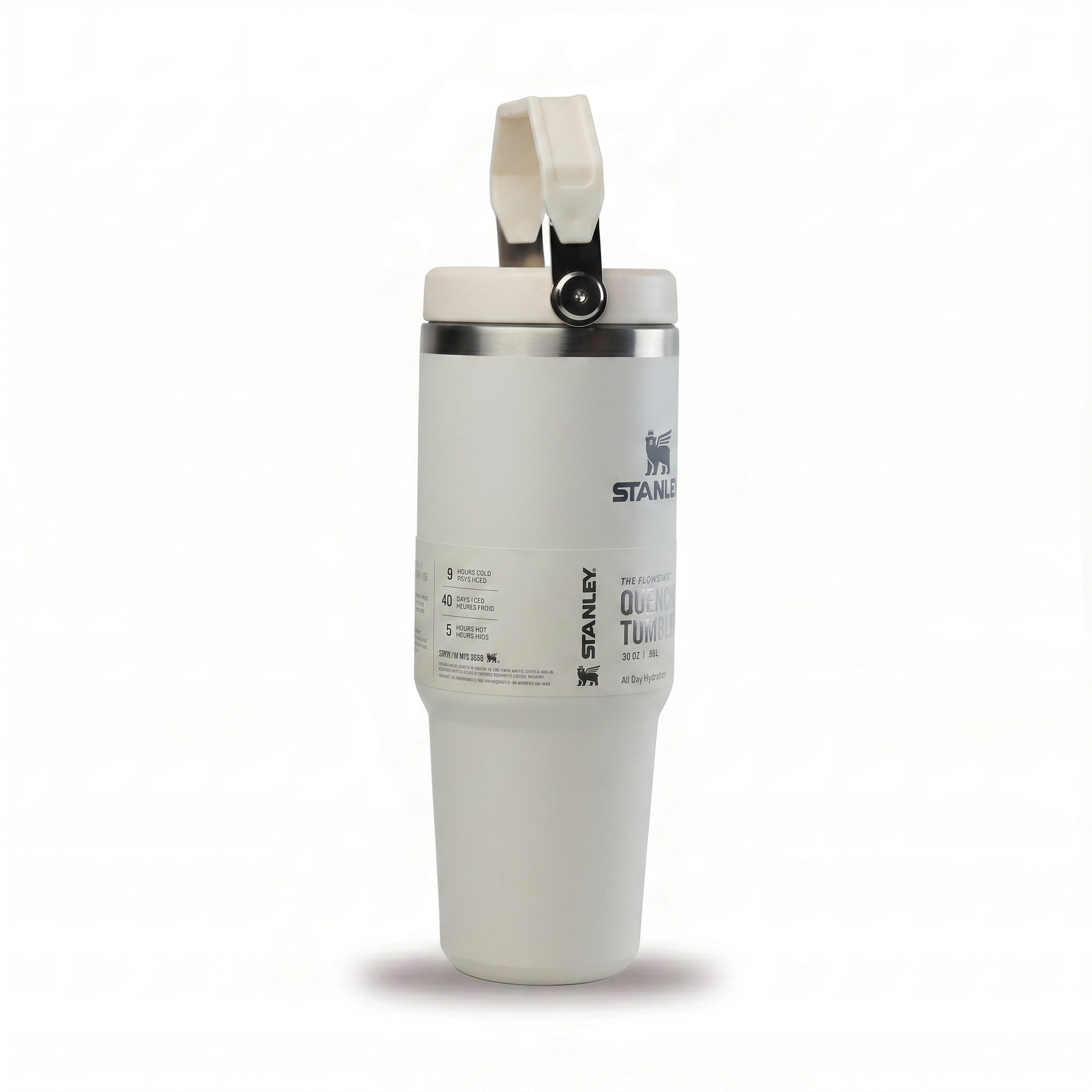 Insulated Stainless-Steel Flip-Straw Tumbler with Carry Handle — ~30oz — additional view 11