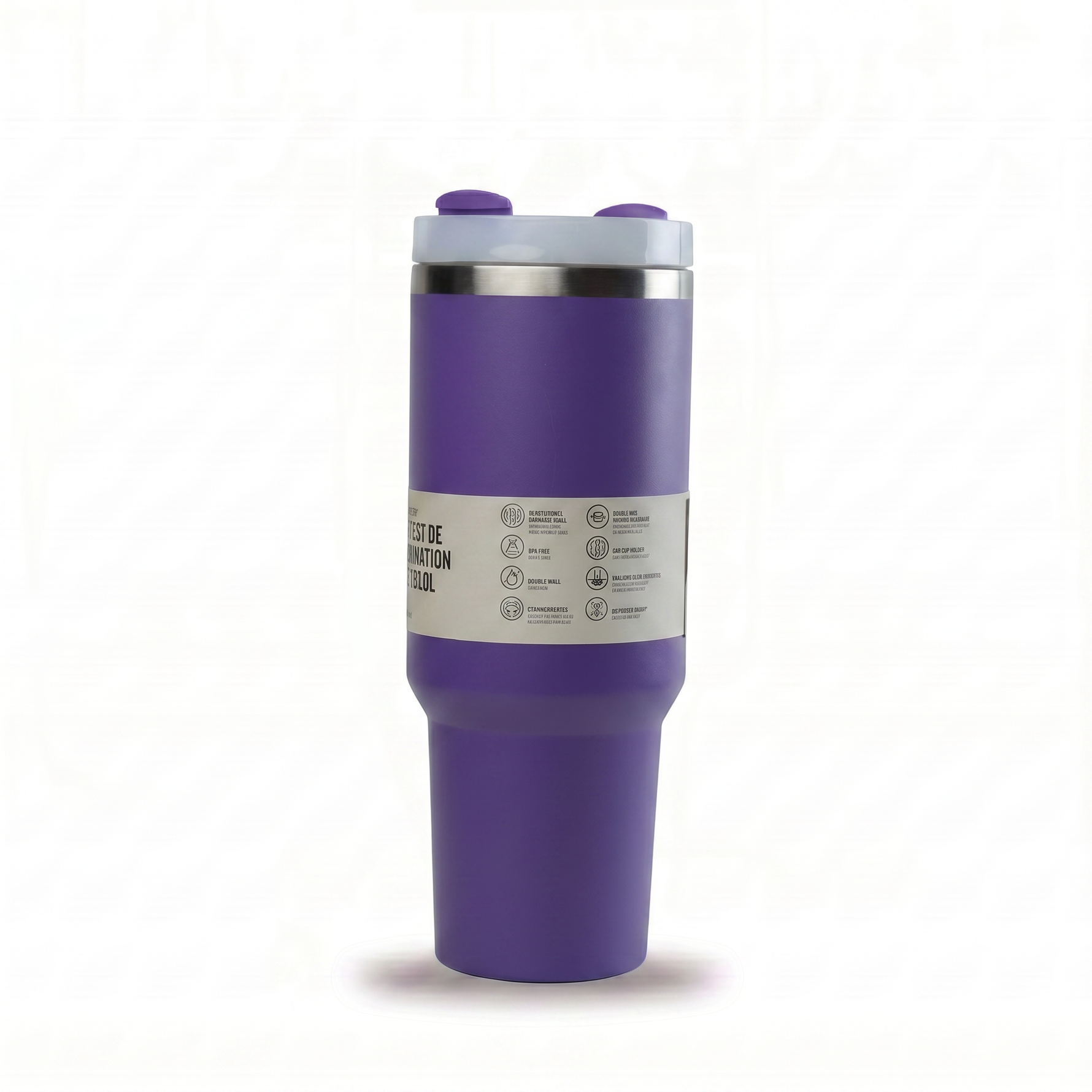 Insulated Stainless-Steel Tumbler with Handle — ~40oz — additional view 16