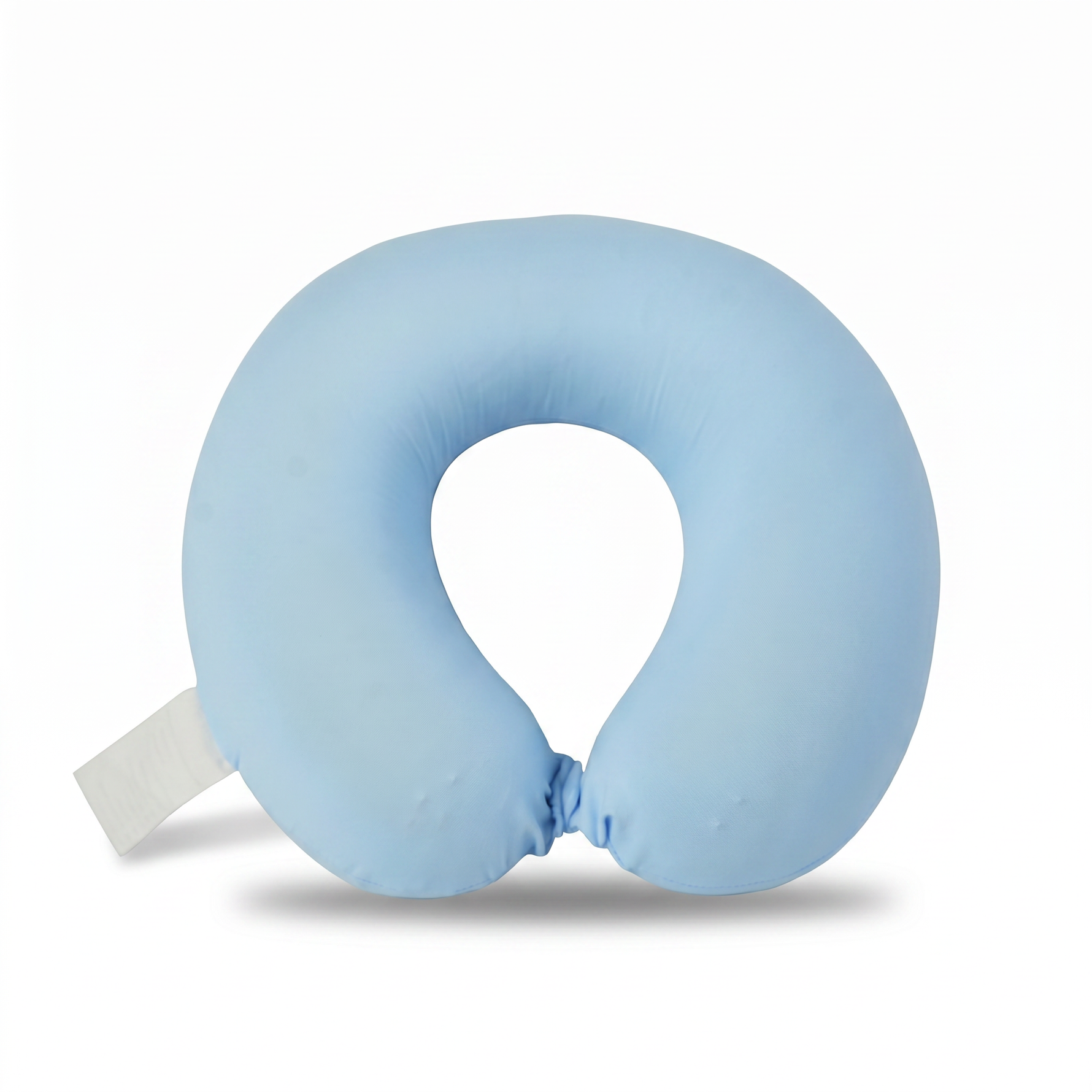 Light blue classic U-shape travel neck pillow