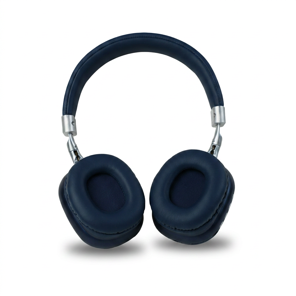 CA-035 navy blue over-ear bluetooth headphones