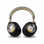 CA-037 Bluetooth Over-Ear Wireless Headphones — Black with Cream Interior — additional view 4