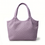 Woven Textured Tote Bag with Front Zip Pocket — additional view 4