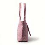 Woven Textured Tote Bag with Front Zip Pocket — additional view 5