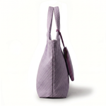 Woven Textured Tote Bag with Front Zip Pocket — additional view 7