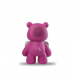 Pink Bear-Shape Character Digital Alarm Clock with LED Display — additional view 3