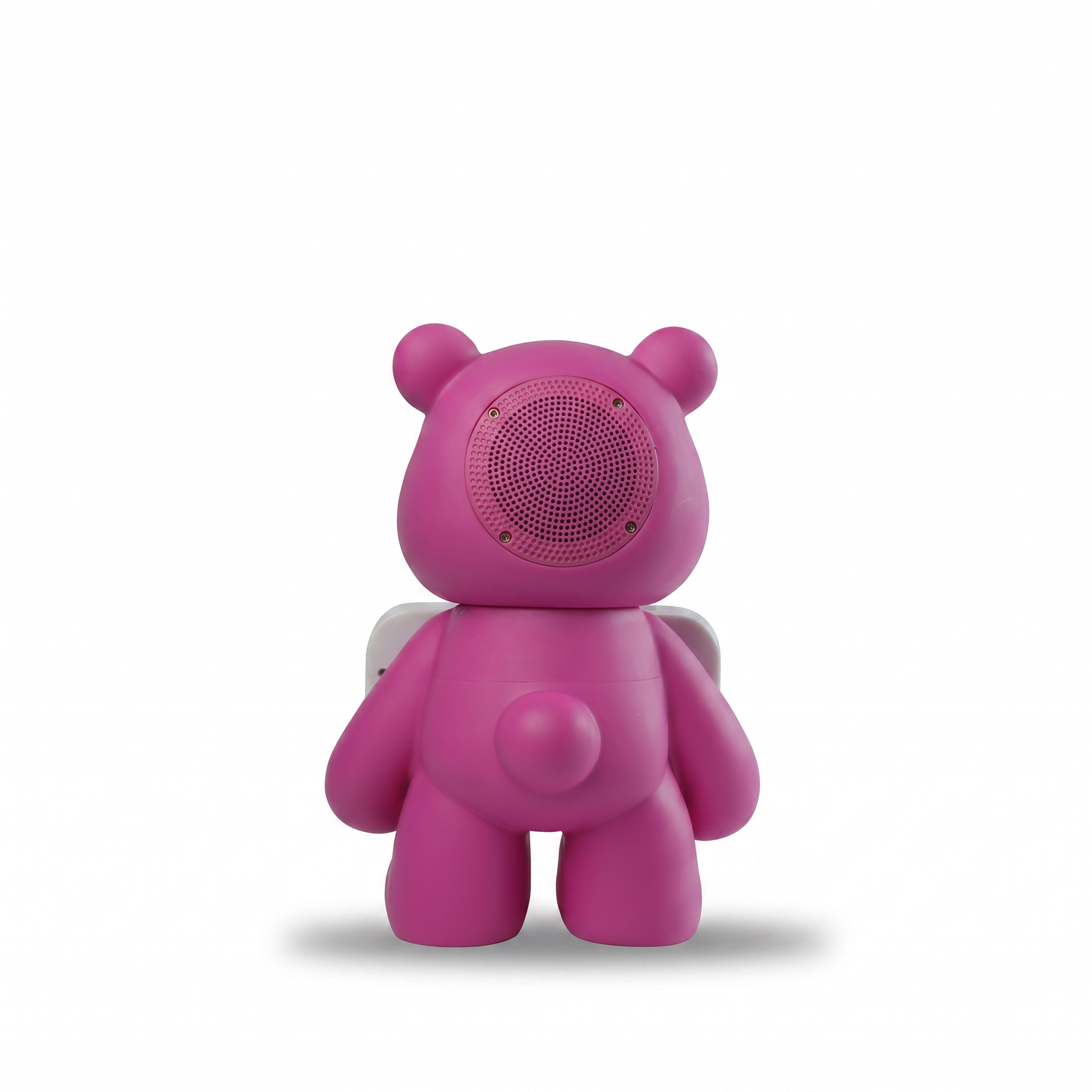 Pink Bear-Shape Character Digital Alarm Clock with LED Display — additional view 3