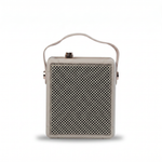 Vintage-Style Portable Bluetooth Speaker (Model 11W2) — Cream / Rose Gold — additional view 3