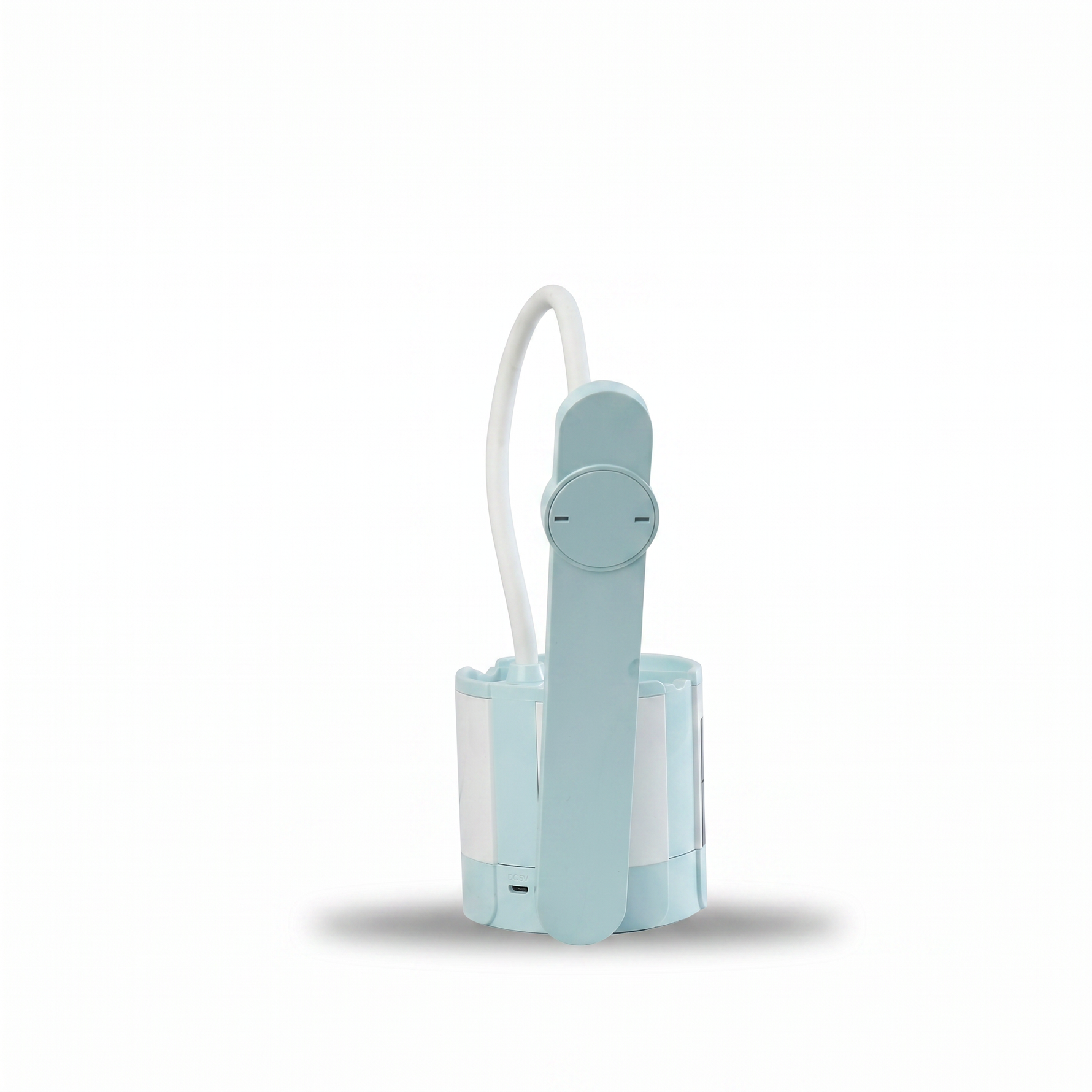 Desk Mini Fan + Stationery Organizer Combo (DM5068) — Light Blue — additional view 3