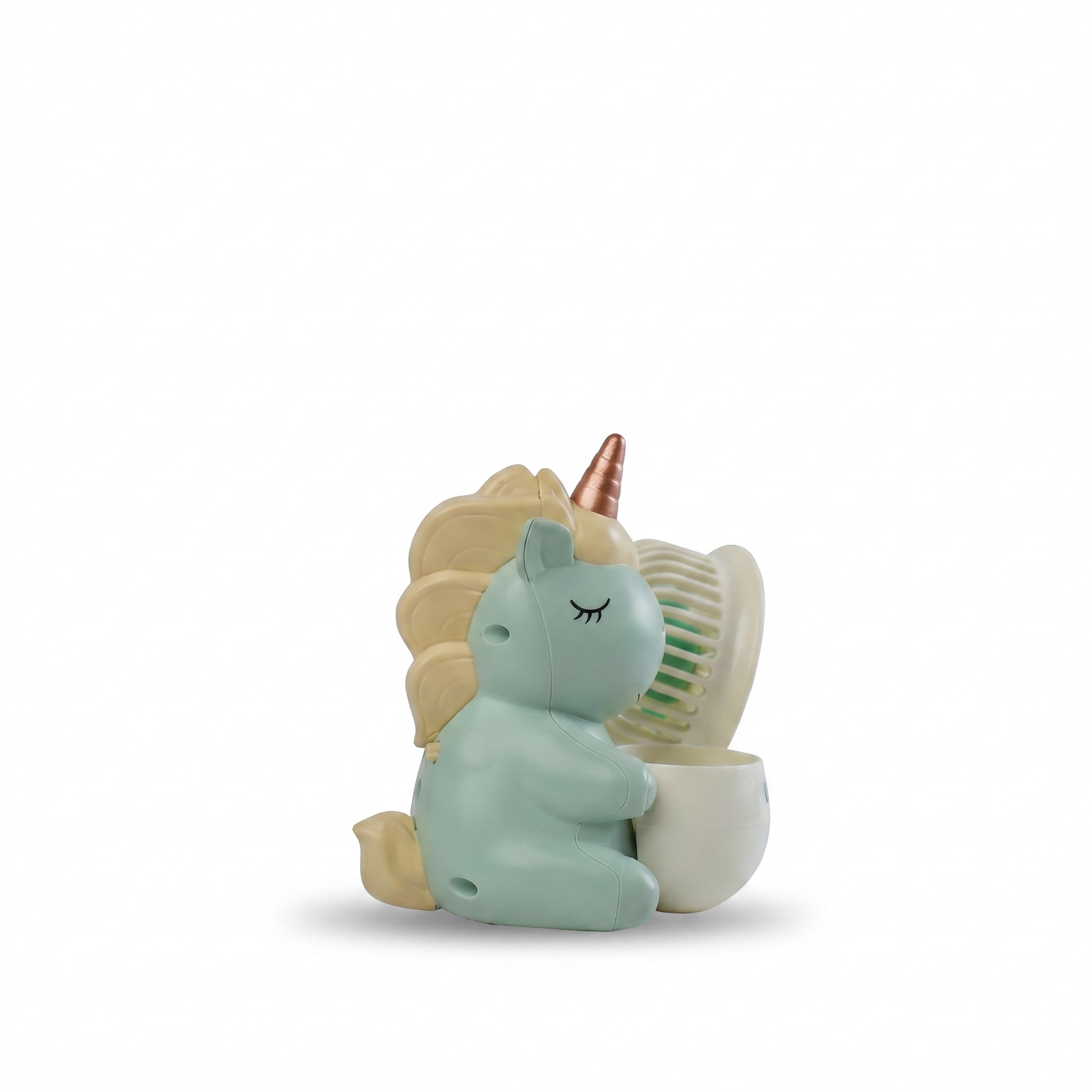 Unicorn Character Mini Fan with 
