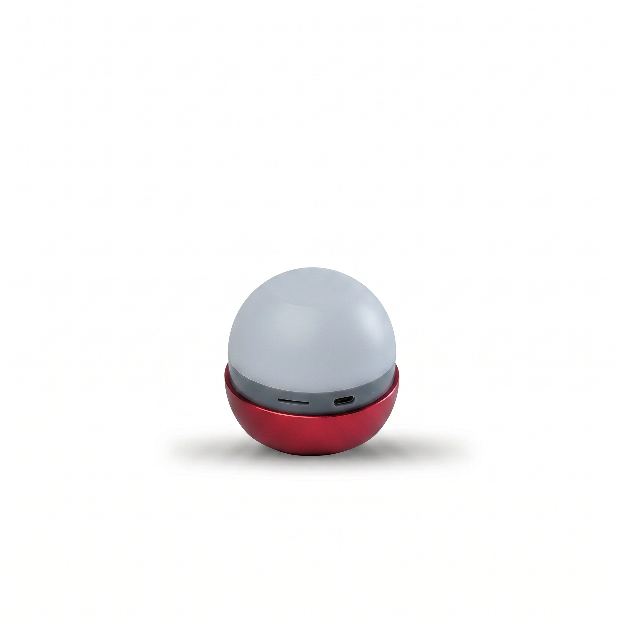 OP-11 red and white ball-shape mini bluetooth speaker