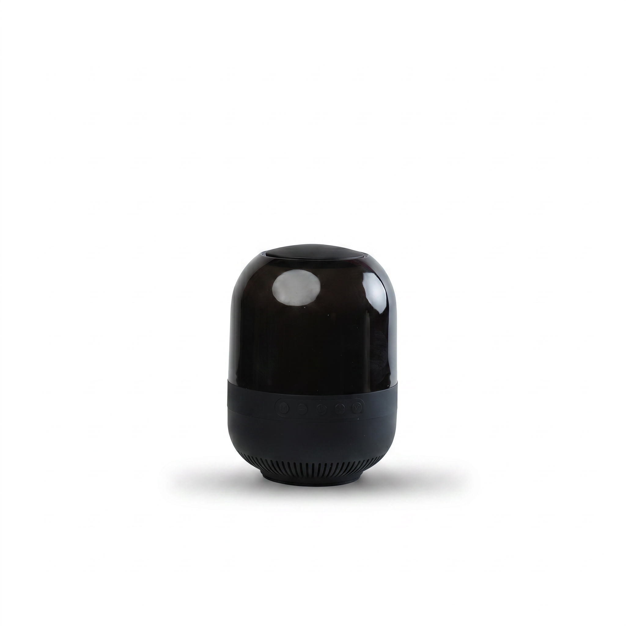M7 compact cylinder bluetooth speaker in black