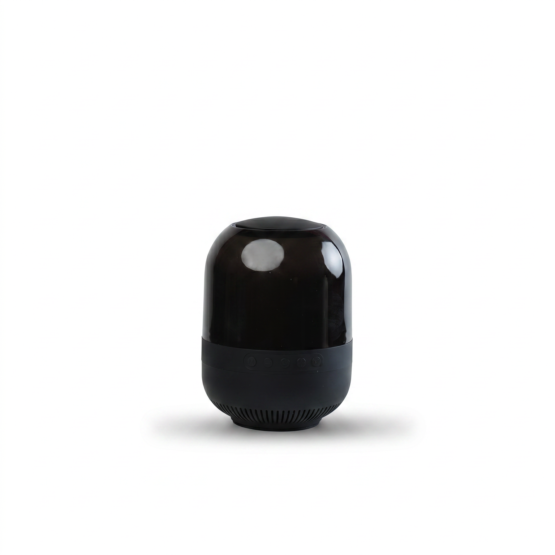 M7 compact cylinder bluetooth speaker in black