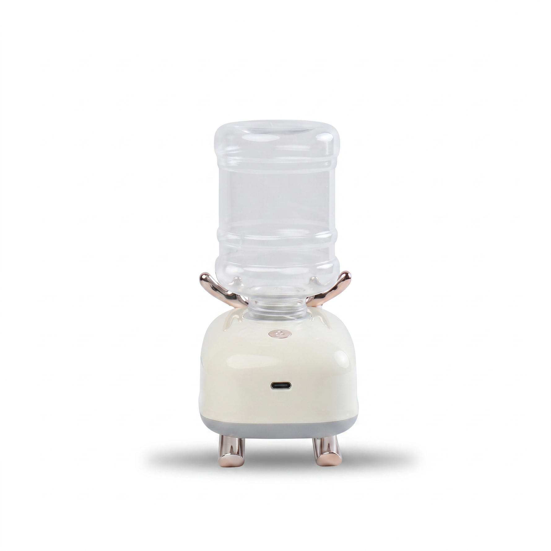 Water-Cooler-Style Novelty Humidifier with Reindeer Accents — Cream — additional view 3