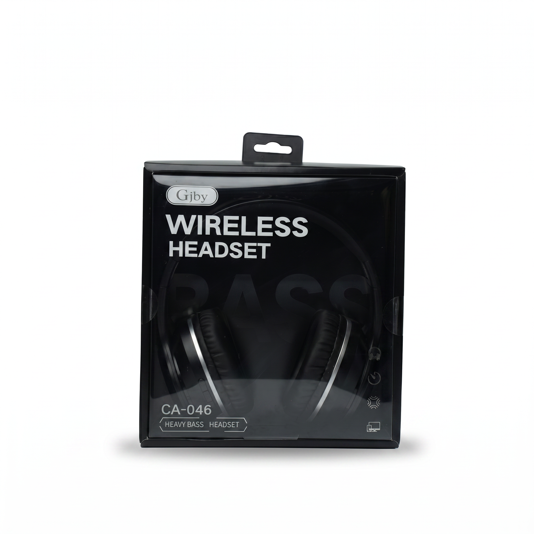 CA-046 Bluetooth Over-Ear Wireless Headphones — Black — additional view 6