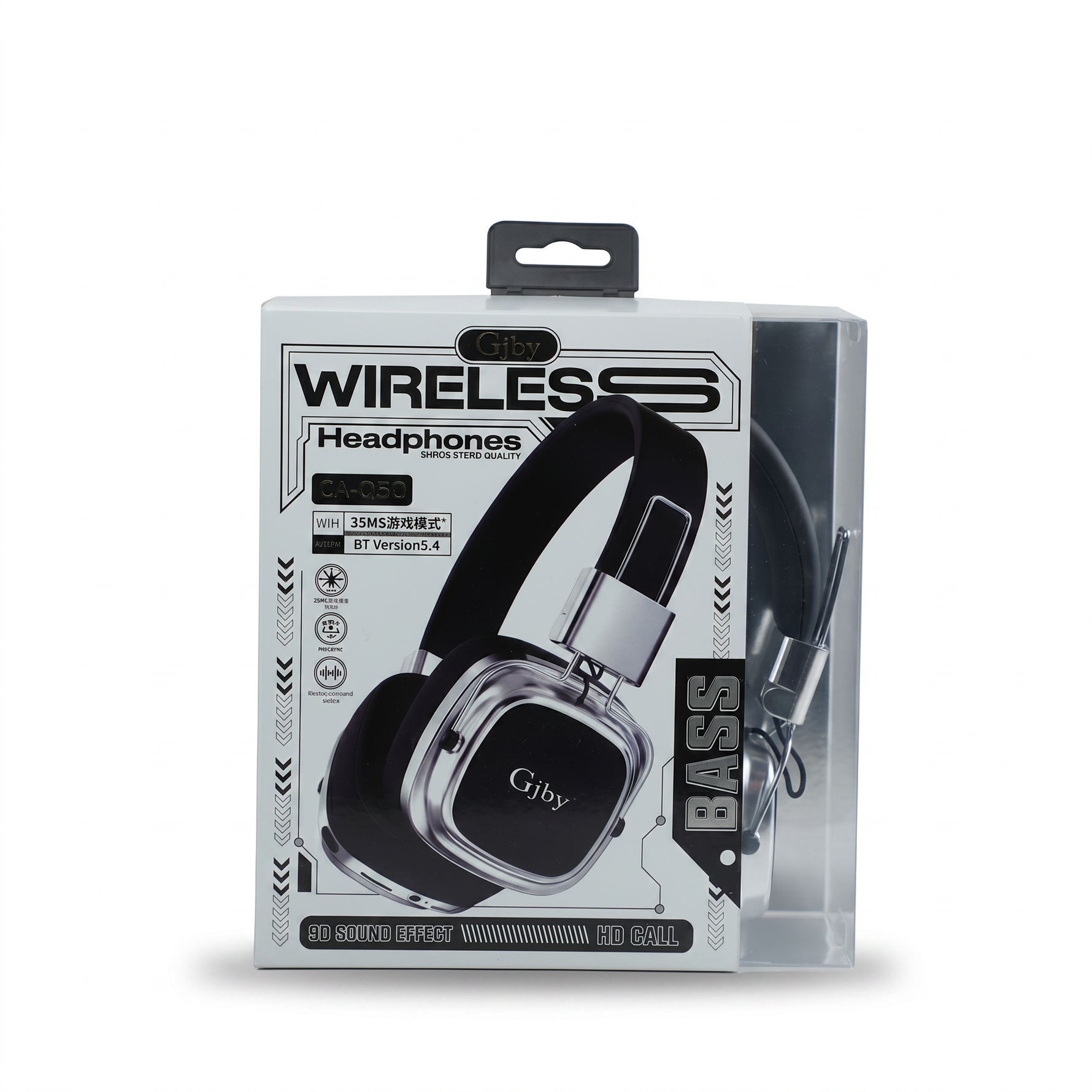 CA-050 Gjby Bluetooth Wireless Headphones — Light Blue — additional view 3