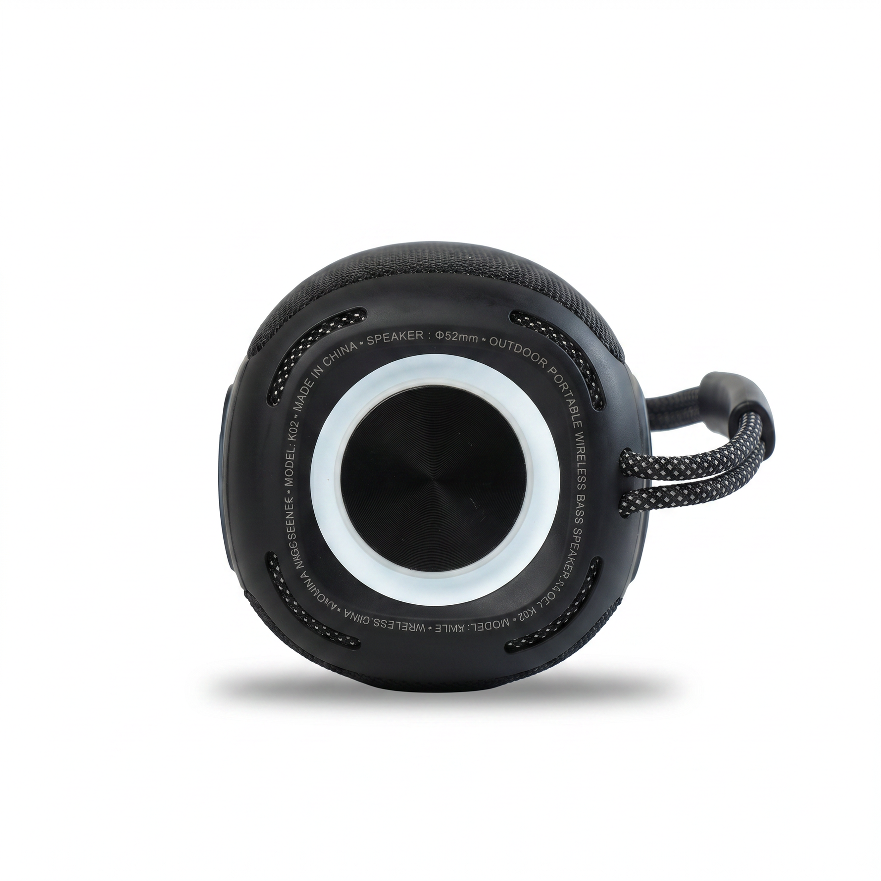 Premium Portable Bluetooth Speaker with Carry Handle — Black — additional view 4