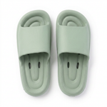 Smiley Footbed Cushion Slide Slippers — Pink — additional view 2