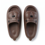 EVA Bear-Face Cushioned Slide Slippers — Sage Green — additional view 2