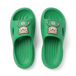 Bear-Face EVA Cushion Slide Slippers — Black — additional view 2