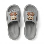 Bear-Face EVA Cushion Slide Slippers — Black — additional view 3
