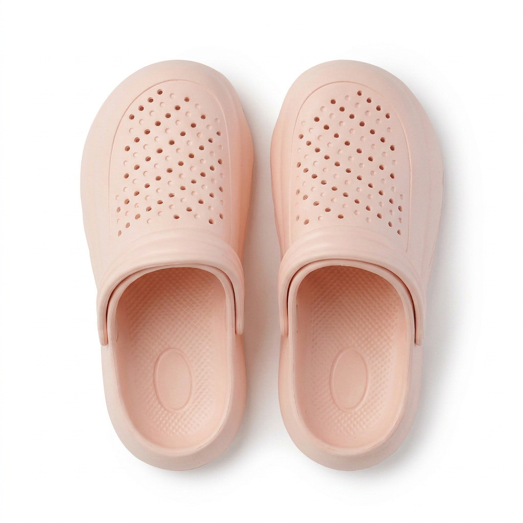 Perforated EVA Garden Clogs — Cream — additional view 2