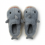Kids' Plush Chick Character Slippers — Orange — additional view 3