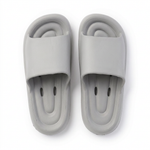 Smiley Footbed Cushion Slide Slippers — Pink — additional view 3