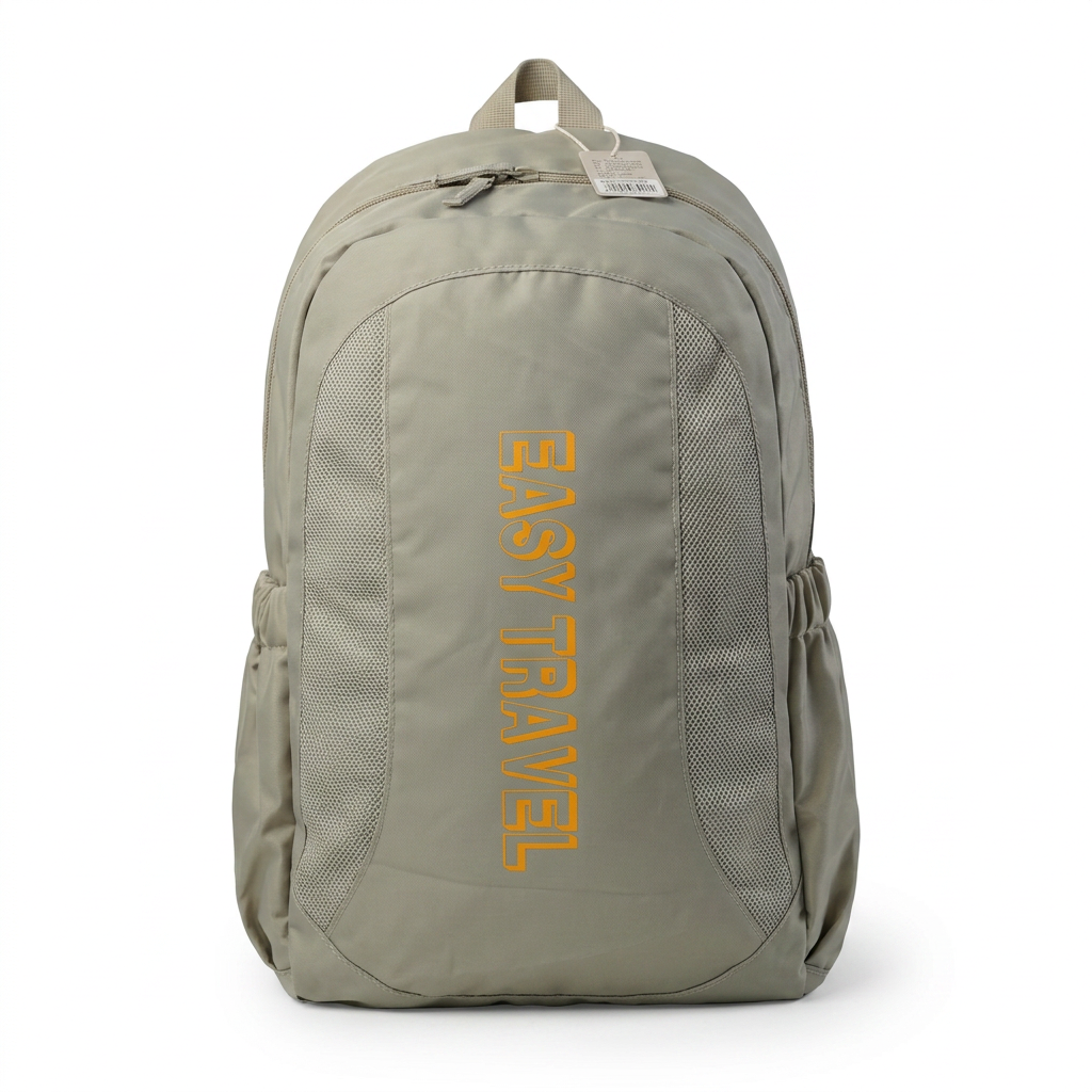 Canvas Everyday Backpack with Drawstring Side Panels — additional view 2