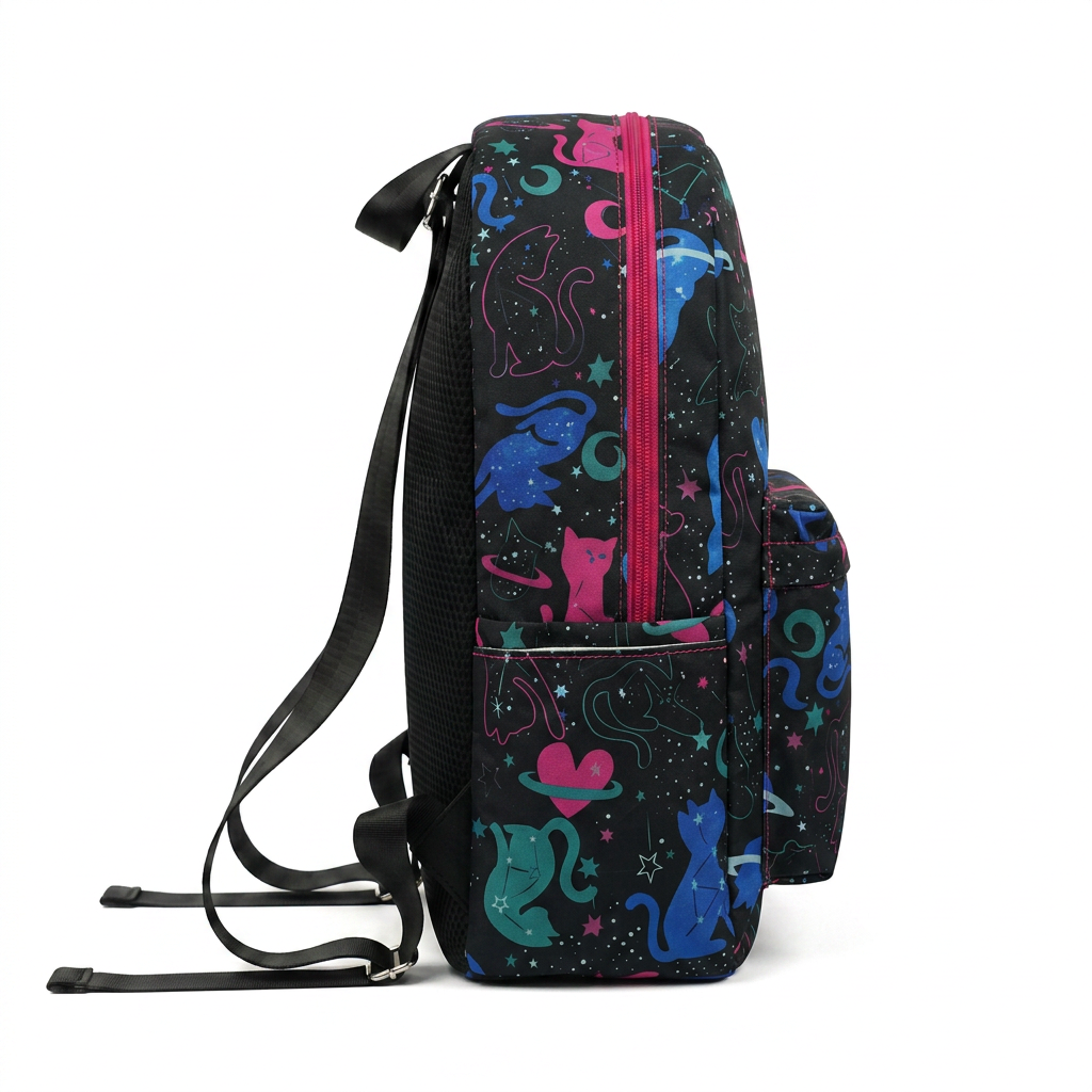 Graphic Character-Print School Backpack — additional view 4