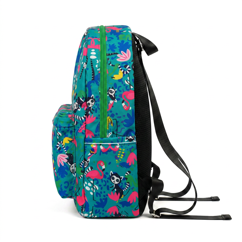 Graphic Character-Print School Backpack — additional view 5