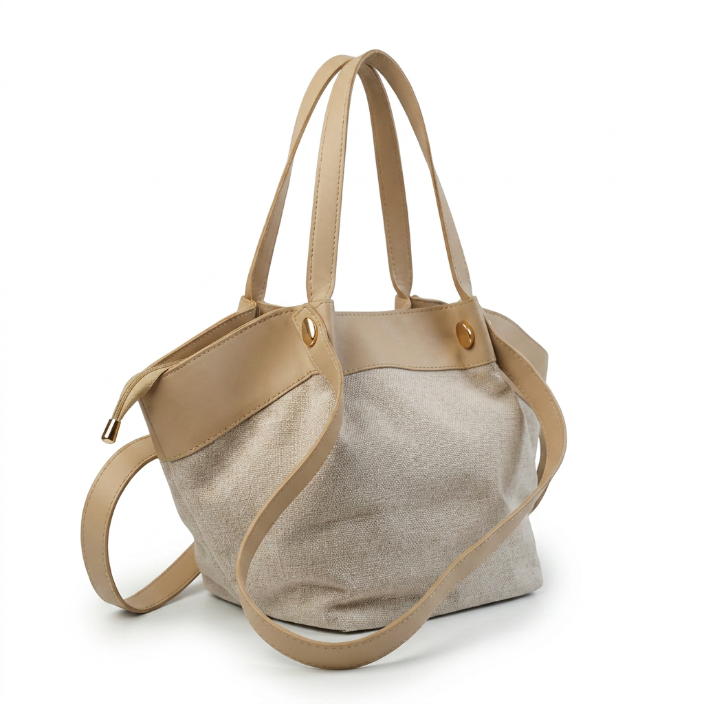 Structured Shoulder Tote with Crossbody Strap — additional view 5