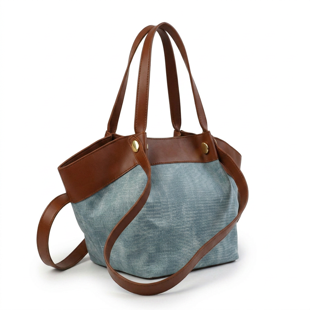 Structured Shoulder Tote with Crossbody Strap — additional view 6