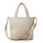 Quilted Tote Bag with Crossbody Strap — additional view 4