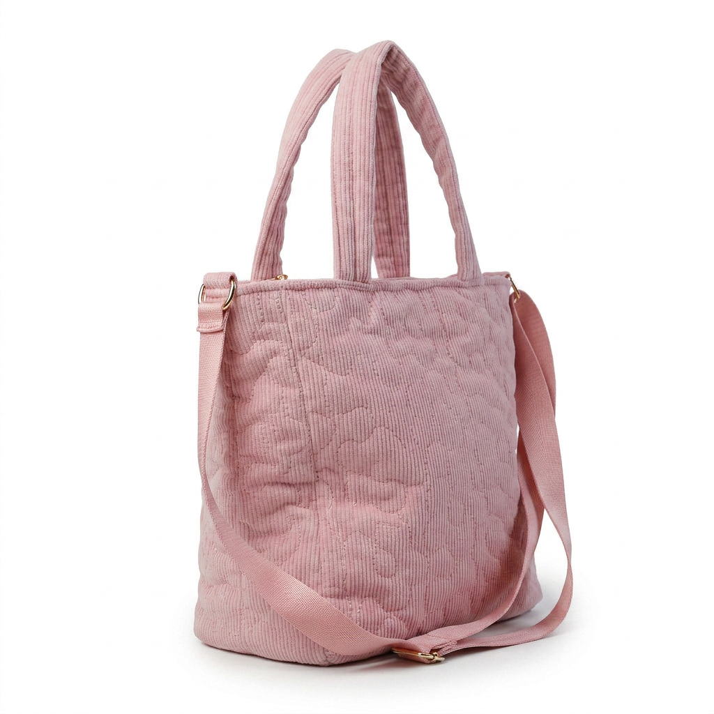 Quilted Tote Bag with Crossbody Strap — additional view 5