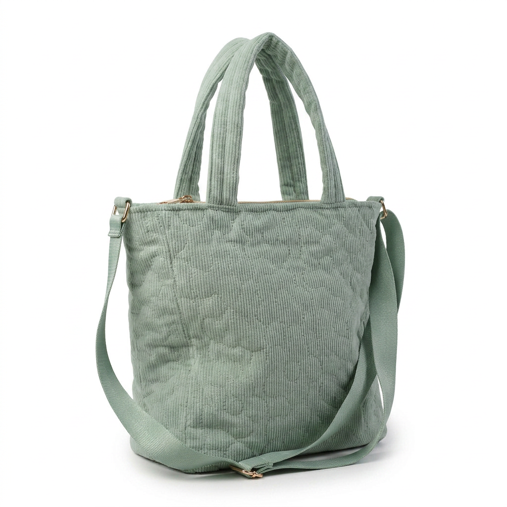 Quilted Tote Bag with Crossbody Strap — additional view 8