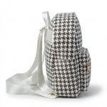 Houndstooth Mini Backpack with Gold Heart Charm — additional view 3