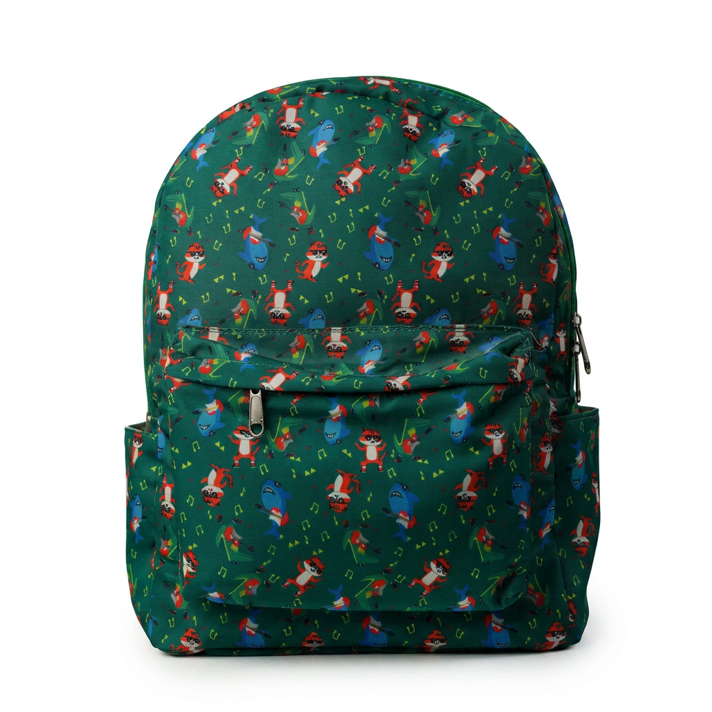 Graphic Character-Print School Backpack — additional view 9