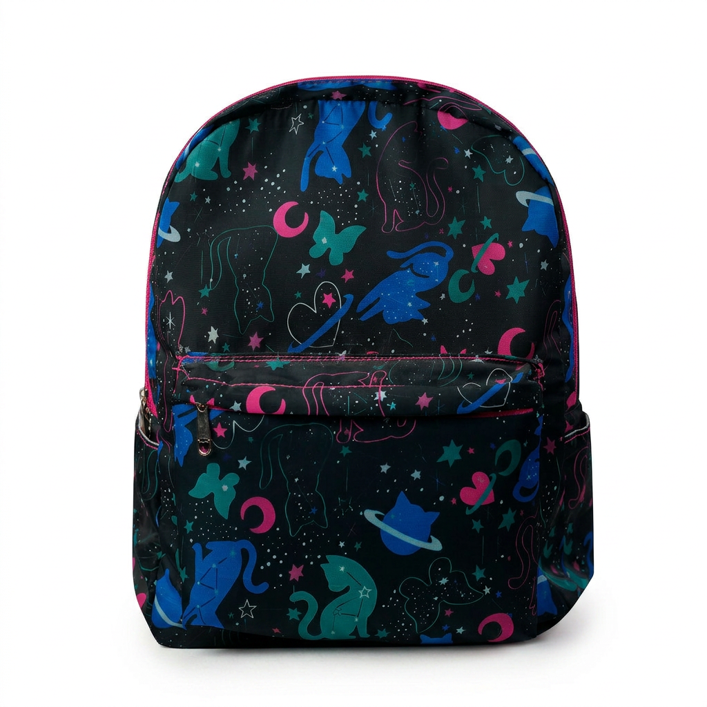 Graphic Character-Print School Backpack — additional view 10