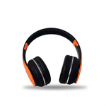 CA-038 Bluetooth Wireless Headphones — Black & Orange — additional view 4